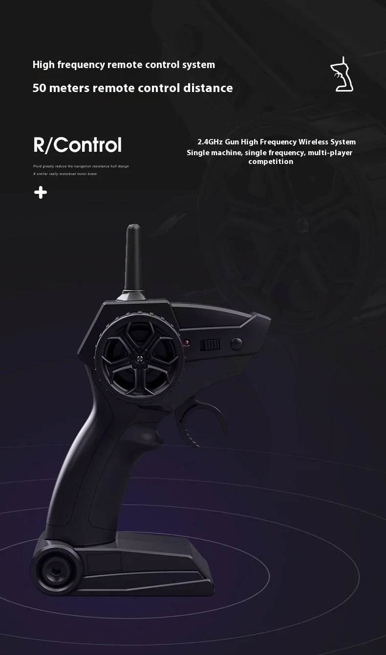 RC High-Speed LM13-A Mini RC Jet Ski - 2.4G Remote Control Electric Motorboat for Kids - ToylandEU