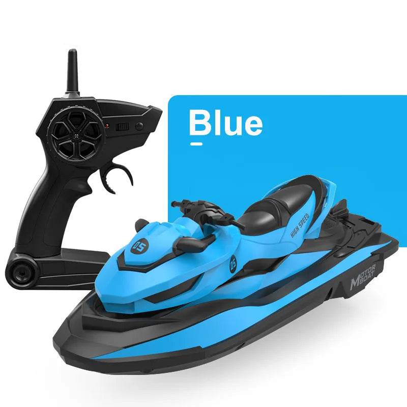 RC High-Speed LM13-A Mini RC Jet Ski - 2.4G Remote Control Electric Motorboat for Kids - ToylandEU