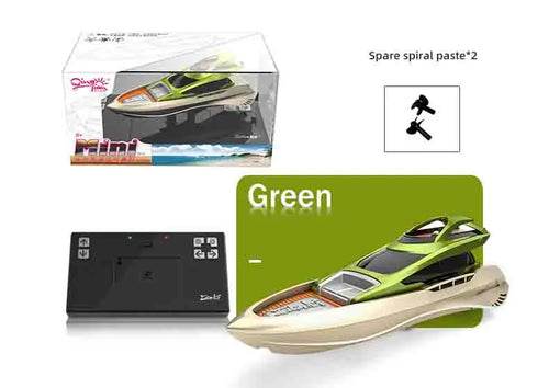 RC High-Speed Mini RC Boat with LED Lights - Remote Control Fun! - ToylandEU