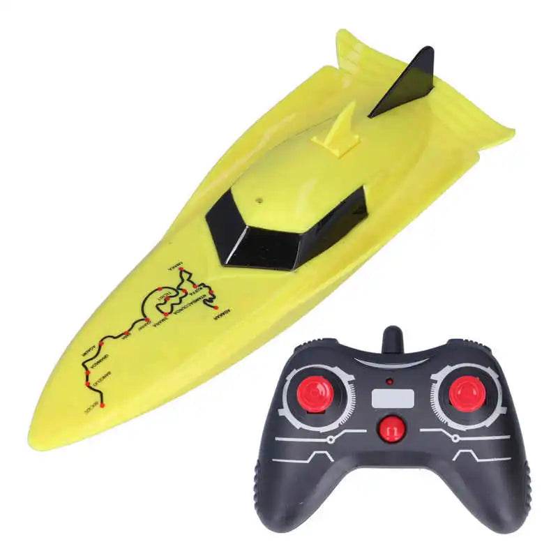 RC High-Speed RC Speedboat with Rechargeable Batteries and 2.4GHz Remote Control - ToylandEU