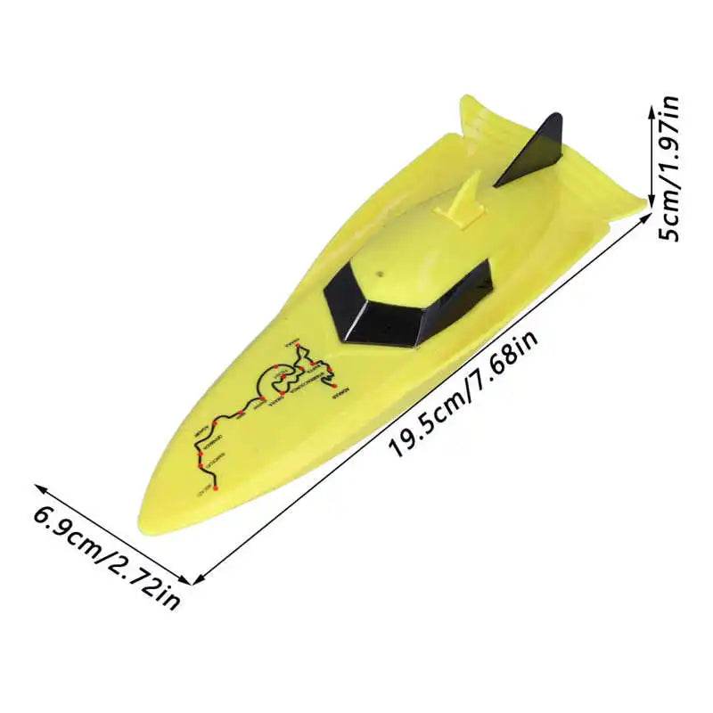 RC High-Speed RC Speedboat with Rechargeable Batteries and 2.4GHz Remote Control - ToylandEU