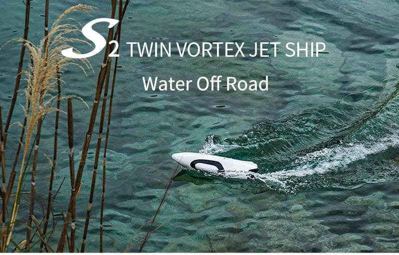 RC High-Speed Remote Control Water Toy Ship with Double Vortex Spray – S2 Clipper for Kids - ToylandEU