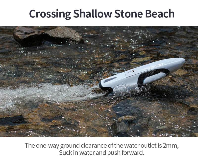 RC High-Speed Remote Control Water Toy Ship with Double Vortex Spray – S2 Clipper for Kids - ToylandEU