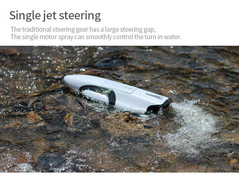 RC High-Speed Remote Control Water Toy Ship with Double Vortex Spray – S2 Clipper for Kids - ToylandEU