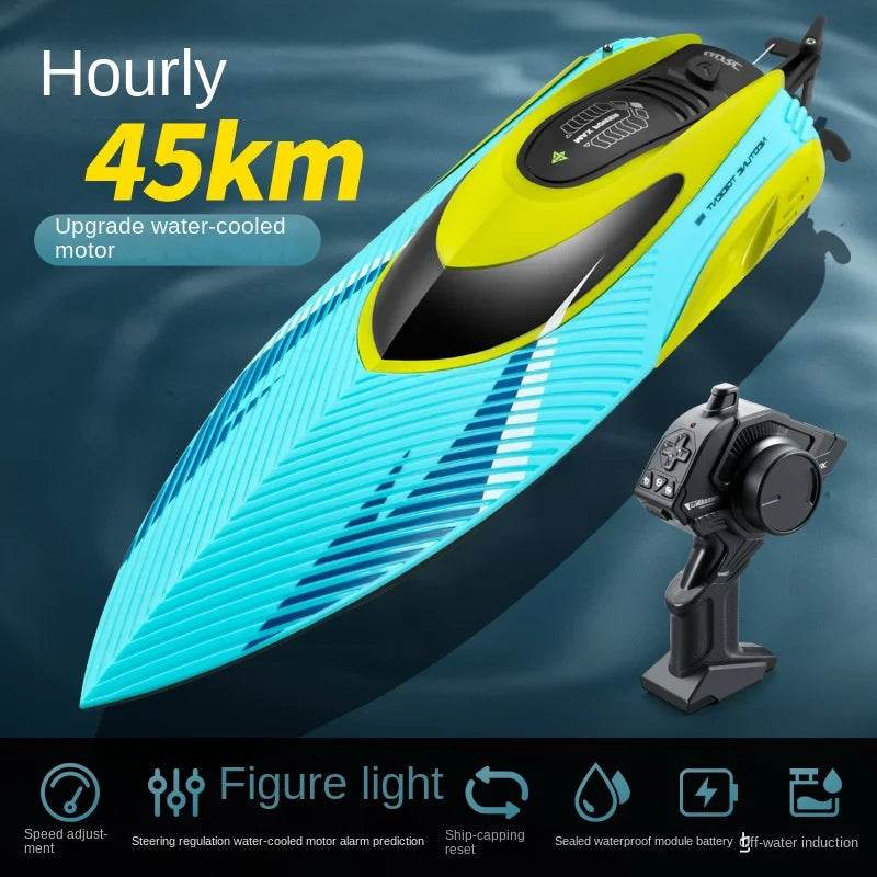 RC High-Speed S3 RC Speedboat 45 KM/H - Powerful Waterproof Remote Control - ToylandEU