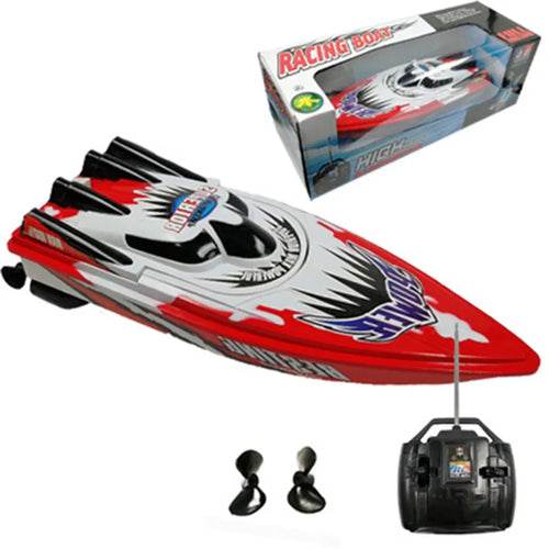 RC High-Speed Twin Motor RC Racing Boat for Kids - Thrilling Water Fun! - ToylandEU