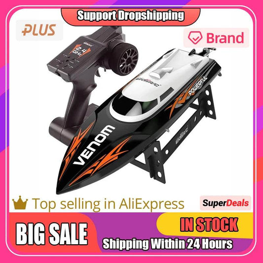 RC High-Speed UdiR/C 33cm RC Boat - 20km/h with Water Cooling Fun - ToylandEU