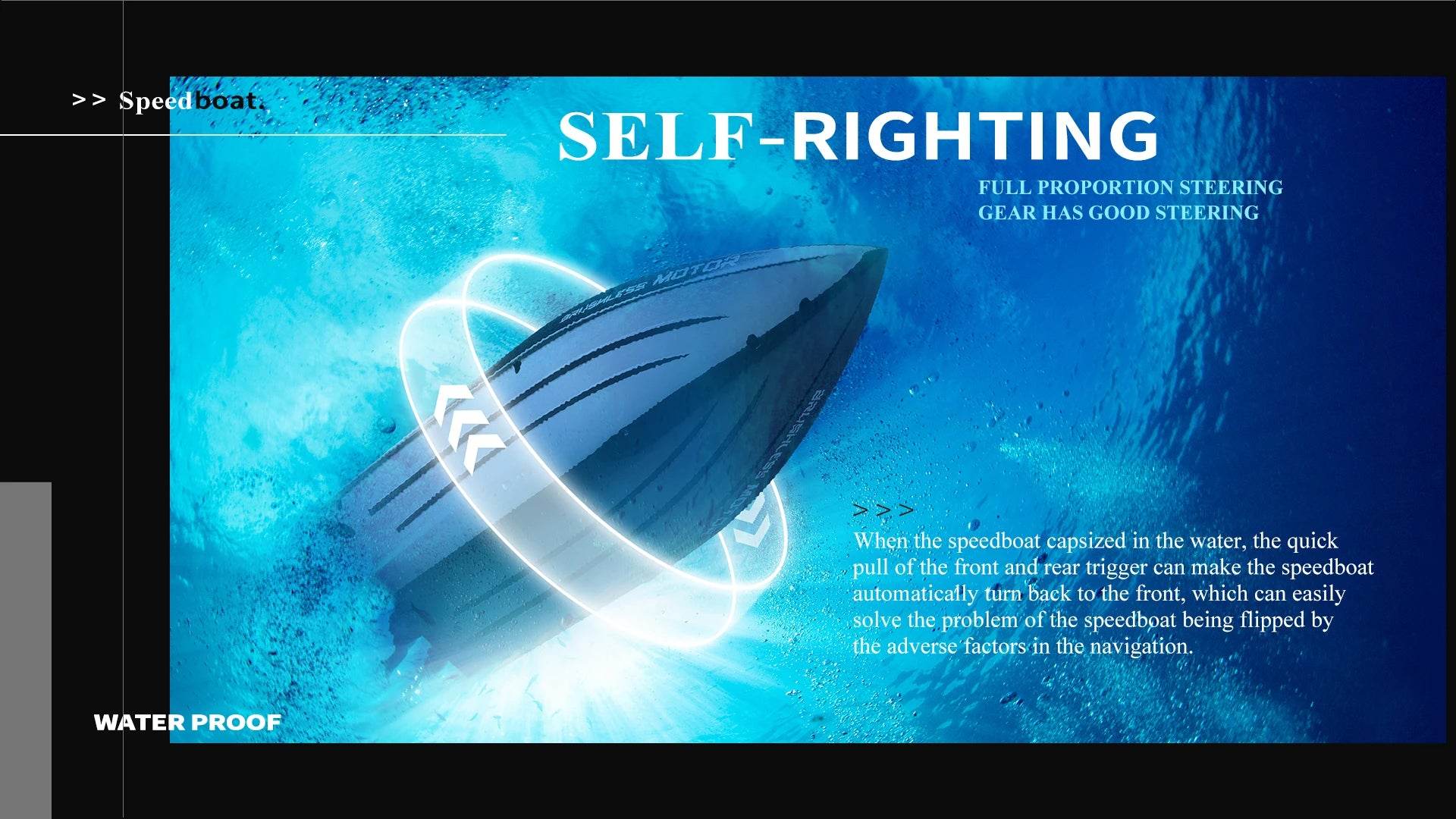 RC High-Speed WL916 RC Racing Boat - 55KM/H Brushless Speedboat with Dual Batteries for Adults - ToylandEU