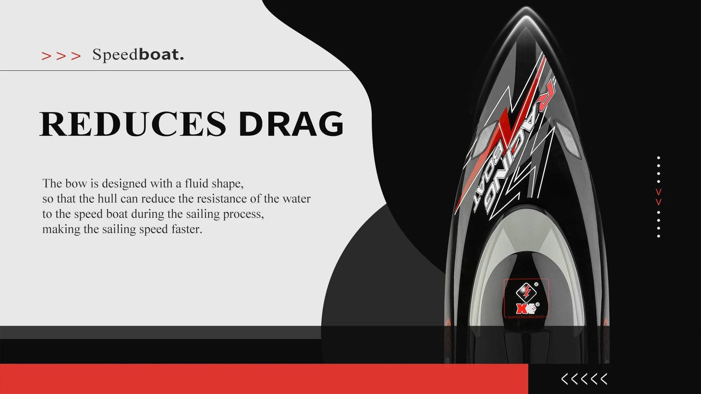 RC High-Speed WL916 RC Racing Boat - 55KM/H Brushless Speedboat with Dual Batteries for Adults - ToylandEU