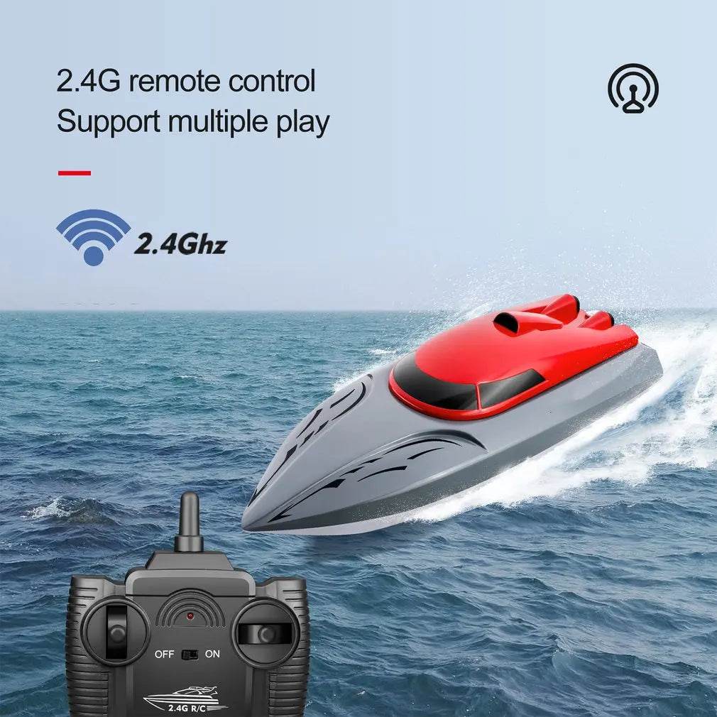 RC High-Speed Waterproof 2.4G RC Boat - Dual Motors & 20KM/h Fun! - ToylandEU