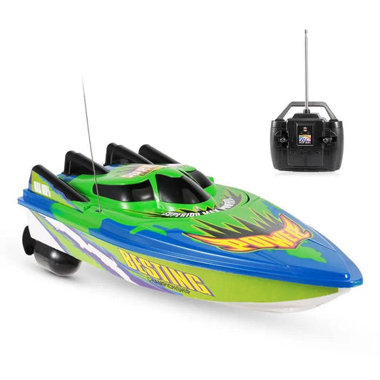 RC High-Speed Waterproof RC Boat with Dual Motors for Extreme Fun - ToylandEU