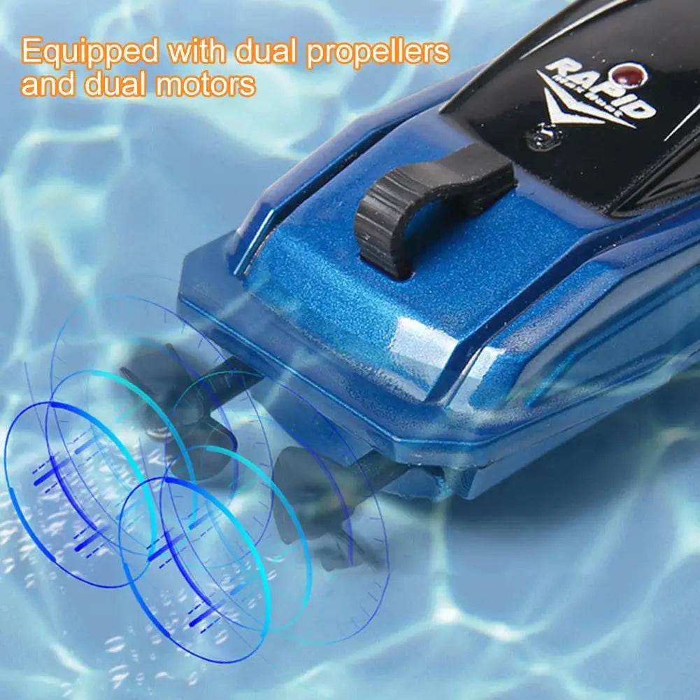 RC High-Speed Waterproof RC Racing Hovercraft Boat for Thrilling Fun - ToylandEU