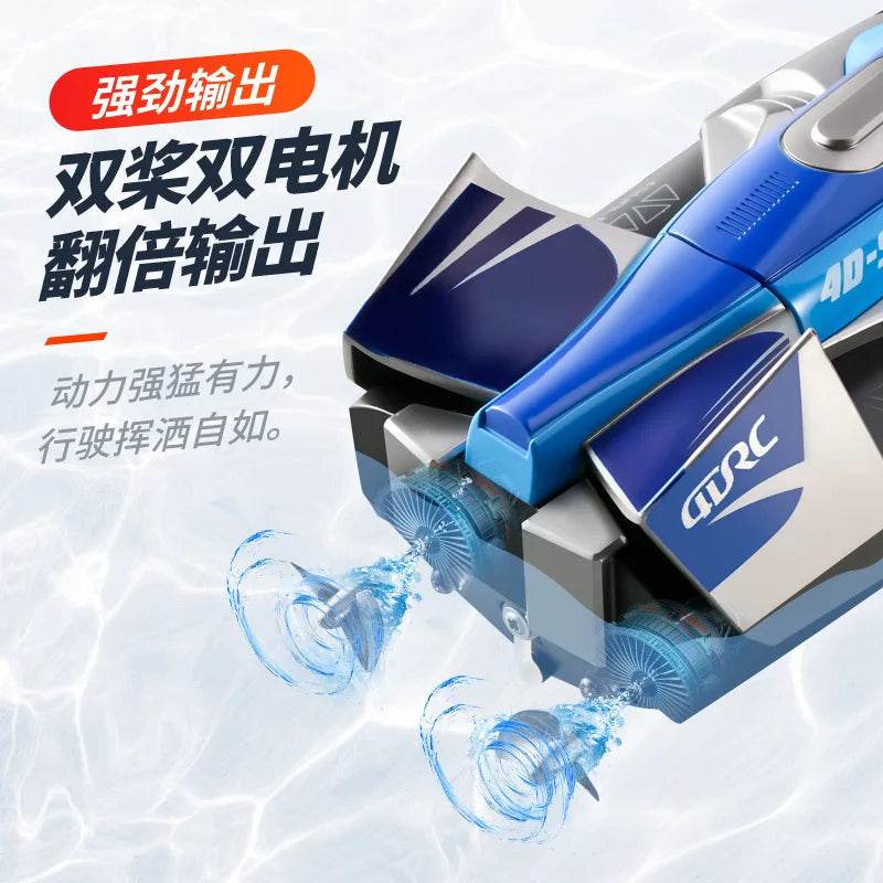 RC High-Speed Wireless RC Boat - 2.4G Electric Fun with Long Battery Life - ToylandEU