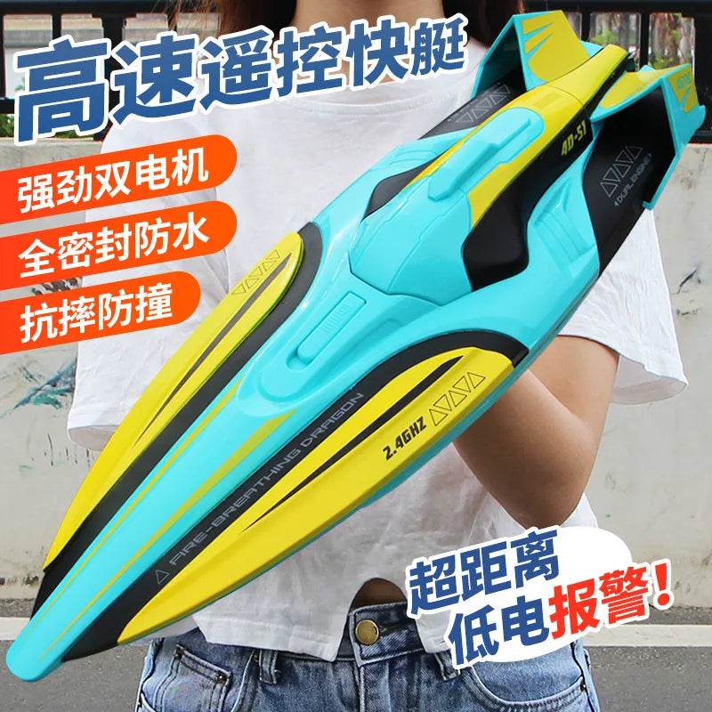 RC High-Speed Wireless RC Boat - 2.4G Electric Fun with Long Battery Life - ToylandEU
