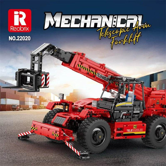 RC High-Tech RC Telescopic Forklift Vehicle - Eco-Friendly Build 2260pcs - ToylandEU