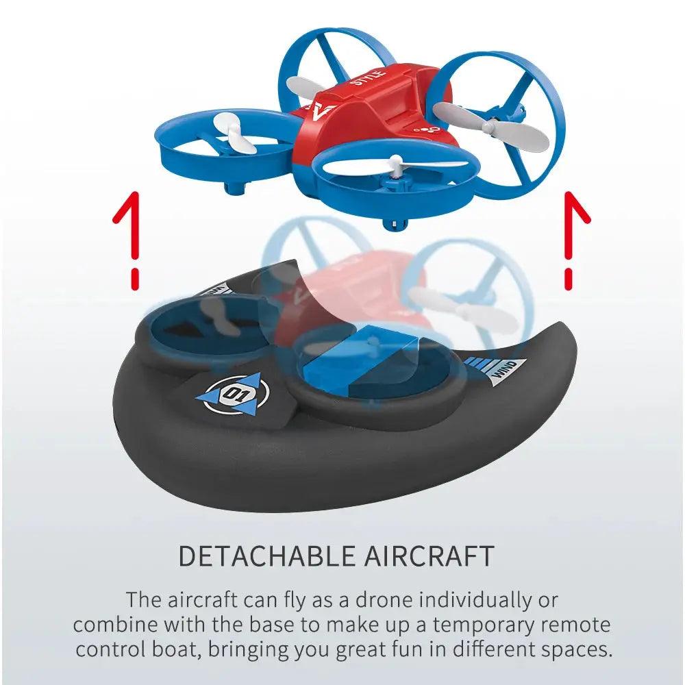  RC Hovercraft Drone Three In One Water Land Air Toy -  ToylandEU™