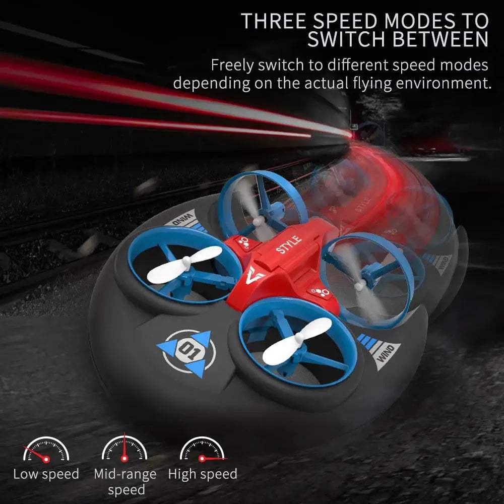  RC Hovercraft Drone Three In One Water Land Air Toy -  ToylandEU™