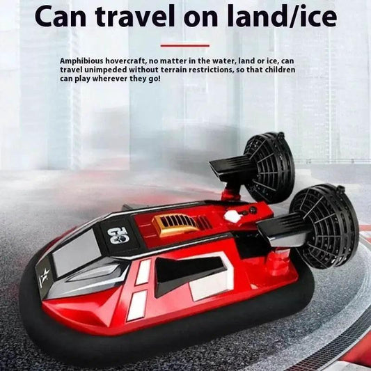  RC High-Speed 2.4g Amphibious RC Hovercraft - 4-Way Simulation Speedboat for Kids' Outdoor Fun -  ToylandEU™