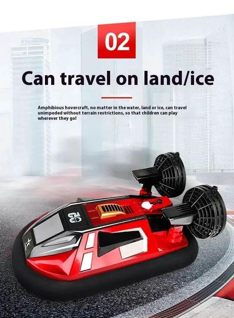  RC High-Speed 2.4g Amphibious RC Hovercraft - 4-Way Simulation Speedboat for Kids' Outdoor Fun -  ToylandEU™