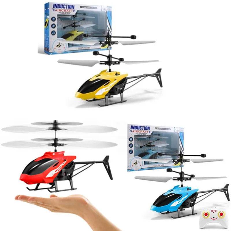 RC Induction Remote Control Helicopter Toy - Fun Dual-Channel Flight Experience - ToylandEU