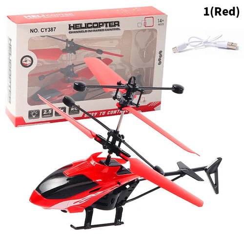 RC Induction Remote Control Helicopter Toy - Fun Dual-Channel Flight Experience - ToylandEU