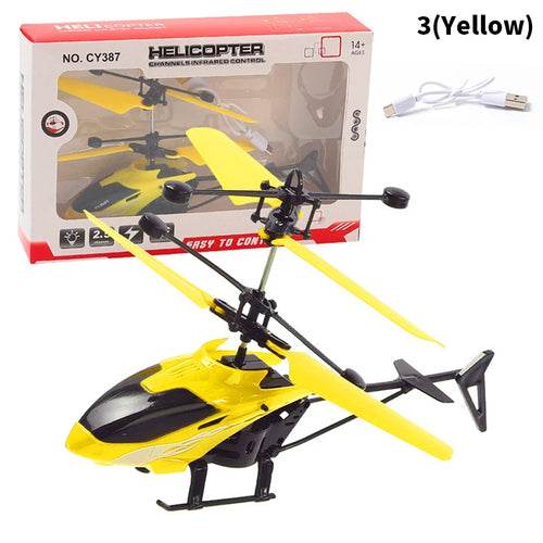 RC Induction Remote Control Helicopter Toy - Fun Dual-Channel Flight Experience - ToylandEU