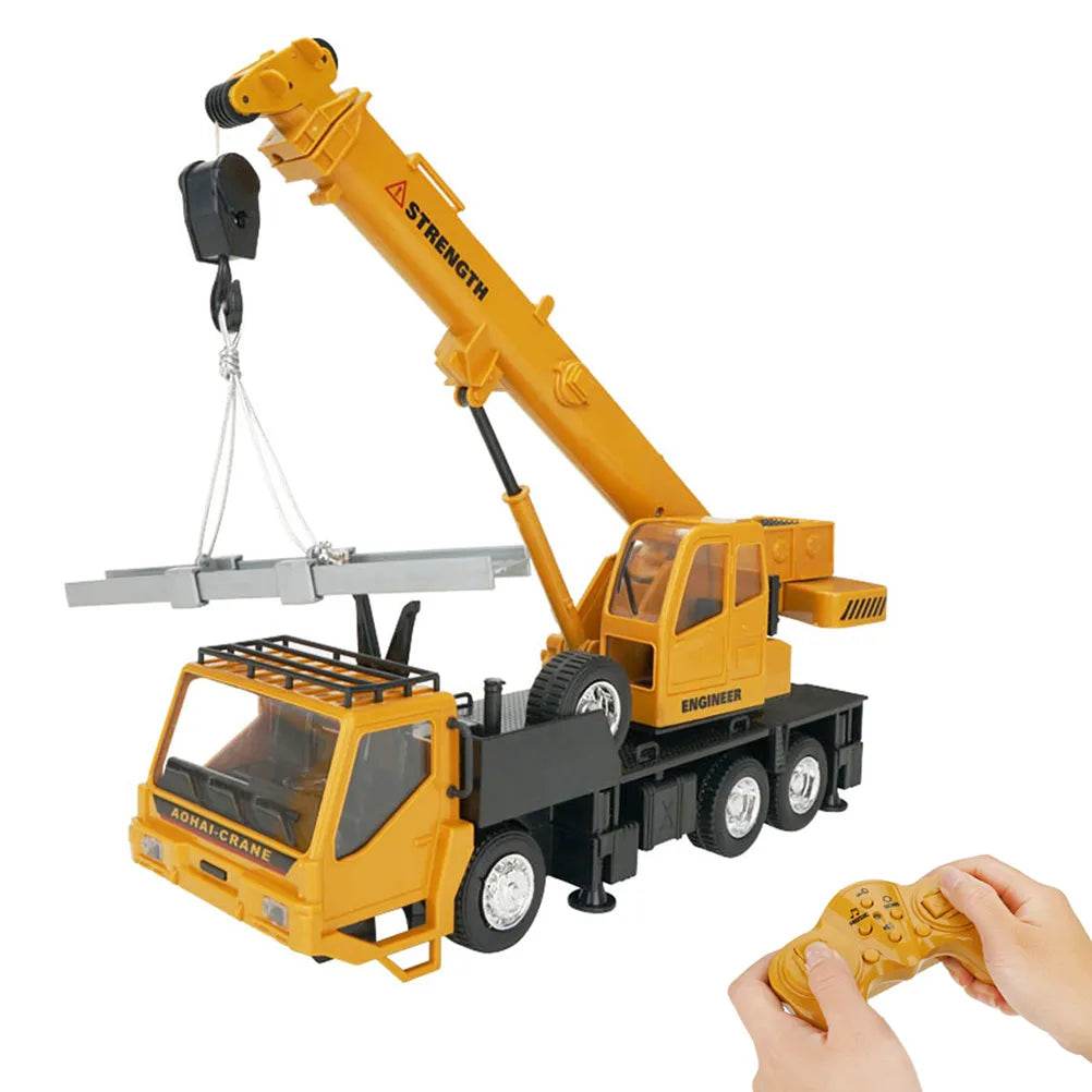 RC Interactive Remote-Control Crane Truck - Fun Engineering Toy for Kids - ToylandEU