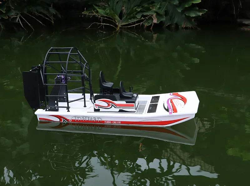 RC JDHMBD GARTT High-Speed Swamp Dawg RC Boat - Turbo Cruise Brushless Remote Control 2-Channel Watercraft - ToylandEU