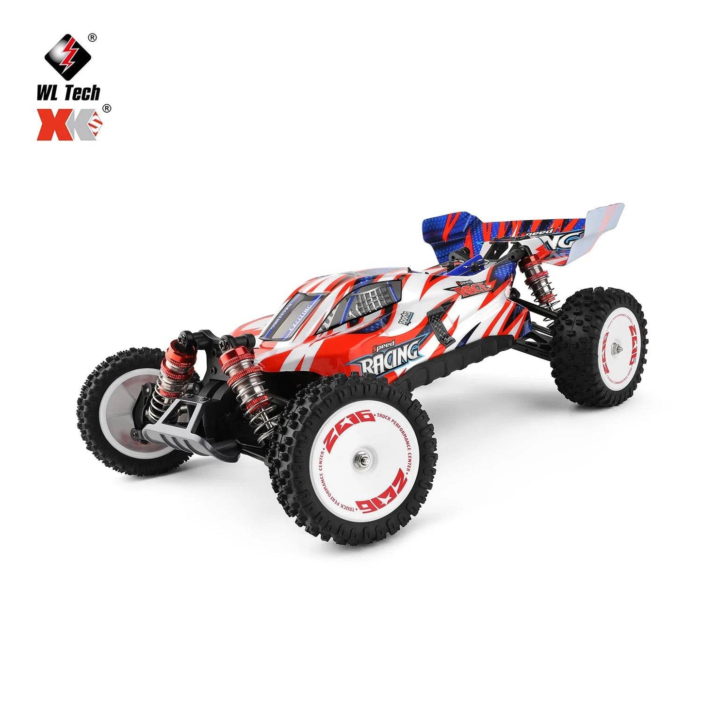 RC JIKEFUN 1/12 Scale 124008 High-Speed RC Off-Road Car - 2000mAh 60km/h Brushless Motor 4WD Remote Control Drift Vehicle for Adults - ToylandEU