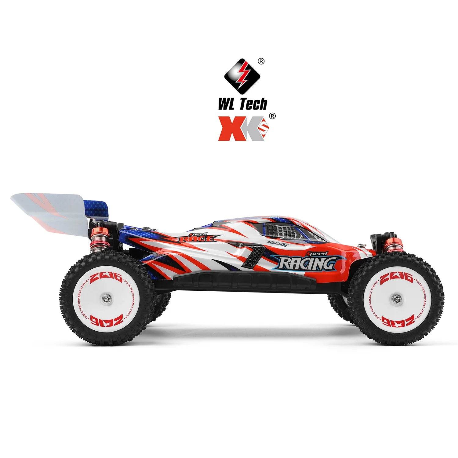 RC JIKEFUN 1/12 Scale 124008 High-Speed RC Off-Road Car - 2000mAh 60km/h Brushless Motor 4WD Remote Control Drift Vehicle for Adults - ToylandEU