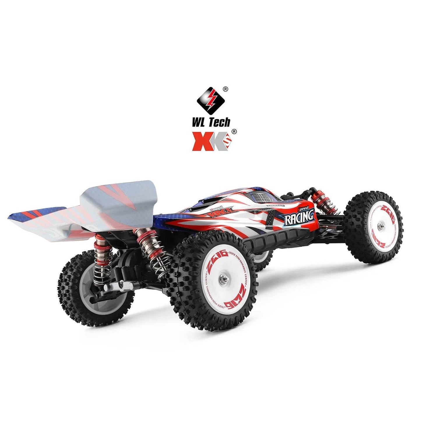 RC JIKEFUN 1/12 Scale 124008 High-Speed RC Off-Road Car - 2000mAh 60km/h Brushless Motor 4WD Remote Control Drift Vehicle for Adults - ToylandEU