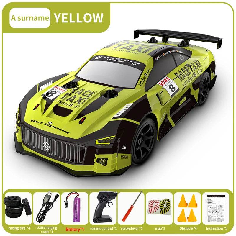 RC JJRC Q165 1:18 Scale 4WD Remote Control Drift Racing Car - Perfect Christmas Gift for Kids - ToylandEU