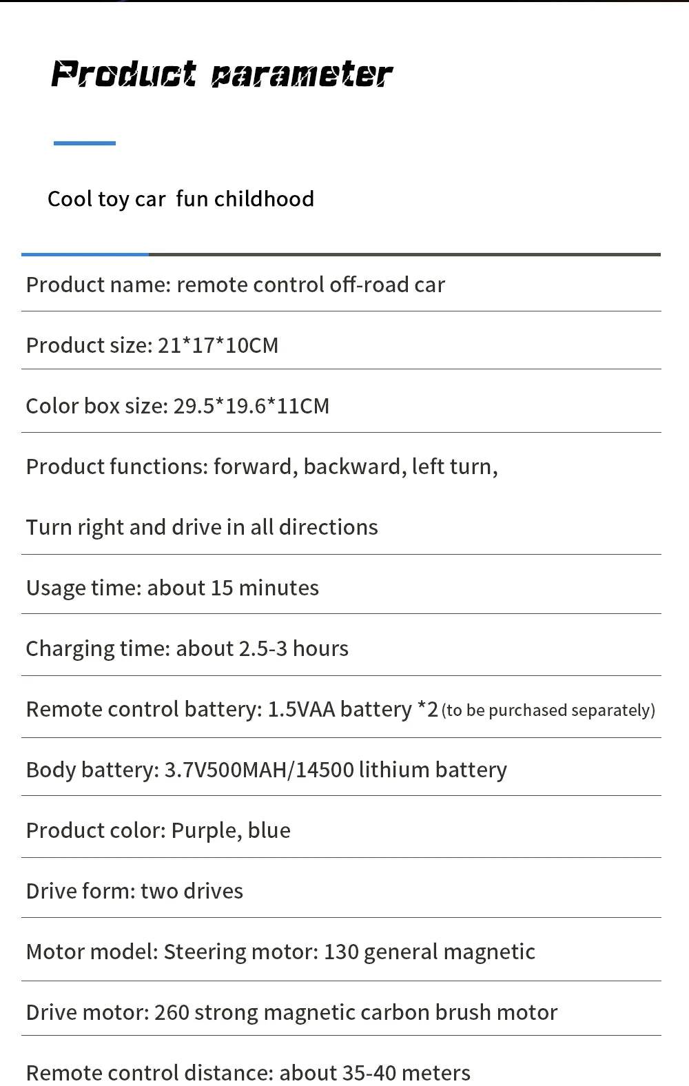 RC JJRC Q175 2.4GHz Dual Motor Remote Control Off-Road Truck with LED Lights - 1:18 Scale Children's RC Car - ToylandEU