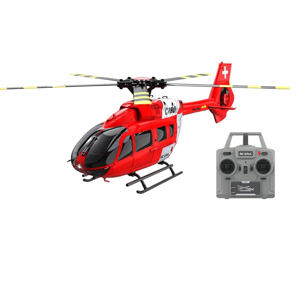 RC JJRC RC Helicopter C190 1:30 Scale 2.4G 6CH with Gyro & Optical Flow, Altitude Hold, RTF - ToylandEU