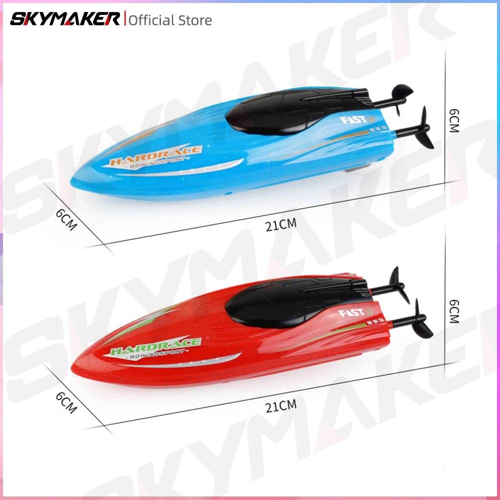RC JJRC S8 Mini RC Speedboat with LED Lights & 360° Stunts - ToylandEU