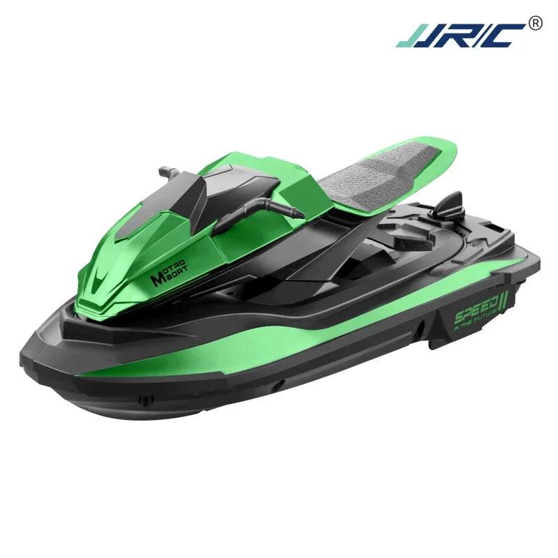 RC JJRC S9 2.4GHz Remote Control Racing Boat - 1:14 Scale High-Speed Electric RC Ship with Dual Motors and Two Speed Settings - Ideal Gift for Ages 6-14 - ToylandEU