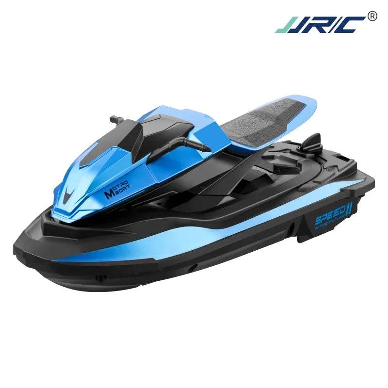RC JJRC S9 2.4GHz Remote Control Racing Boat - 1:14 Scale High-Speed Electric RC Ship with Dual Motors and Two Speed Settings - Ideal Gift for Ages 6-14 - ToylandEU