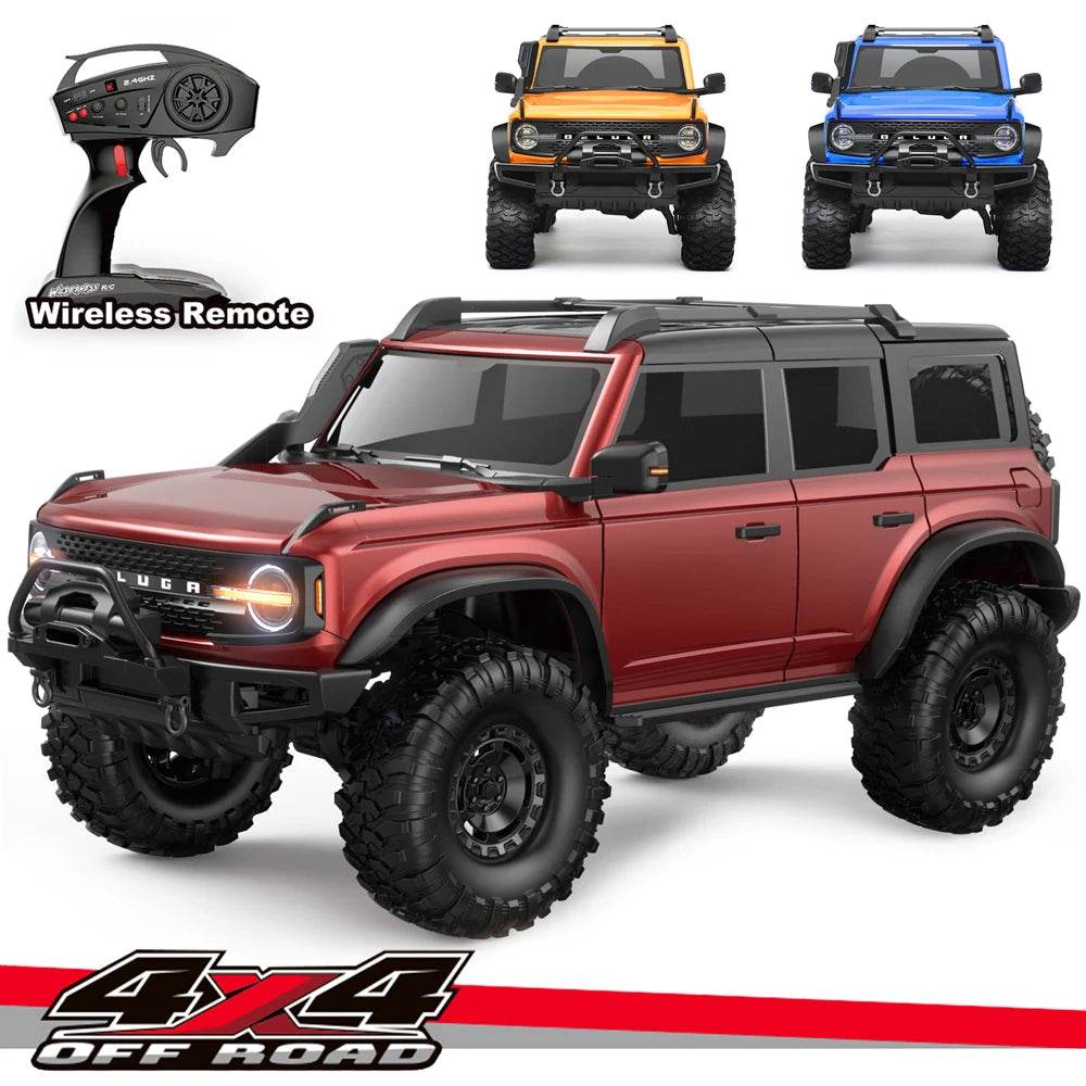 RC JMRC HB-R1001 1/10 Scale 4WD Electric RC Crawler Truck with 2.4GHz Remote Control for Climbing Adventures - ToylandEU