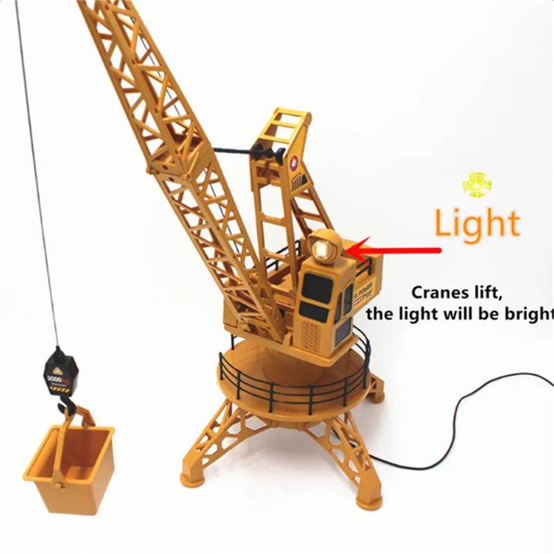 RC Kids Construction Site RC Tower Crane Toy with 6 Channel Control - ToylandEU