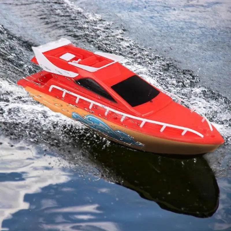 RC Kids' High-Speed RC Racing Boat - Waterproof Fun for All Ages - ToylandEU