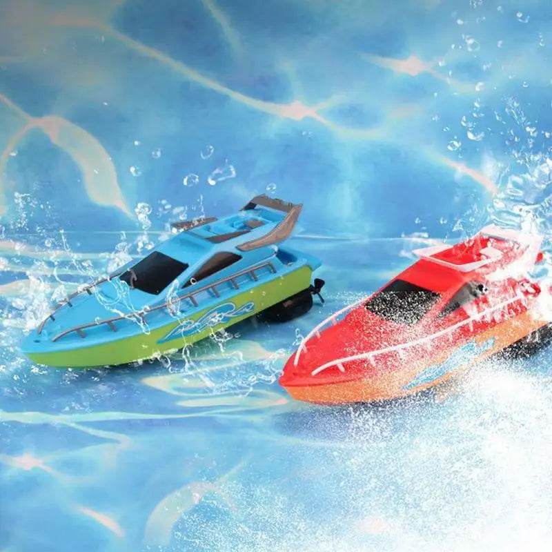RC Kids' High-Speed RC Racing Boat - Waterproof Fun for All Ages - ToylandEU