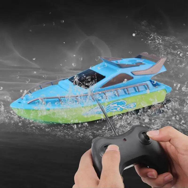 RC Kids' High-Speed RC Racing Boat - Waterproof Fun for All Ages - ToylandEU
