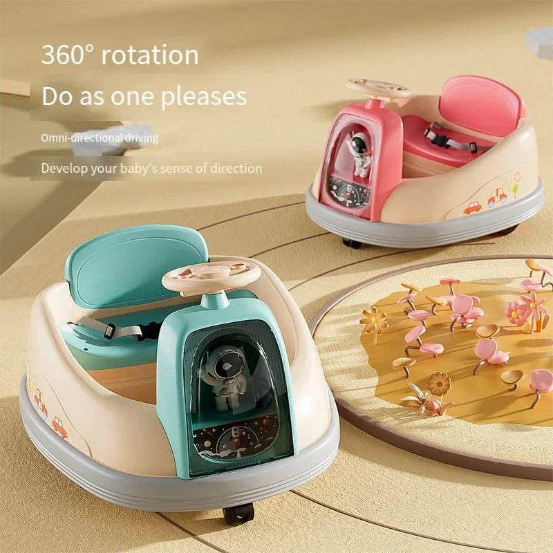 RC Kids Remote Control Electric Bumper Car - Drifting Rotating Kart for Indoor and Outdoor Fun - Safe Toy for Boys and Girls - ToylandEU