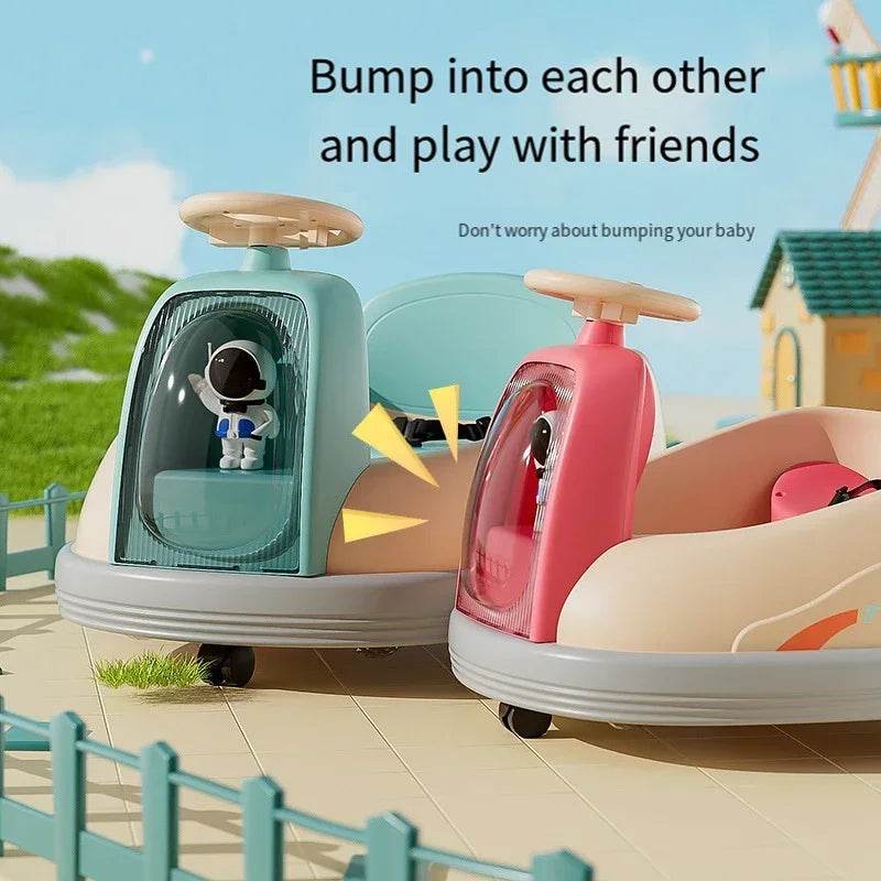 RC Kids Remote Control Electric Bumper Car - Drifting Rotating Kart for Indoor and Outdoor Fun - Safe Toy for Boys and Girls - ToylandEU