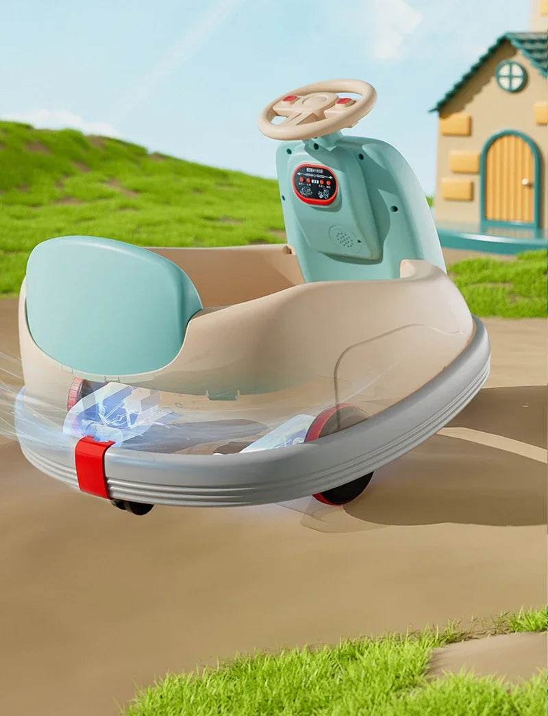 RC Kids Remote Control Electric Bumper Car - Drifting Rotating Kart for Indoor and Outdoor Fun - Safe Toy for Boys and Girls - ToylandEU