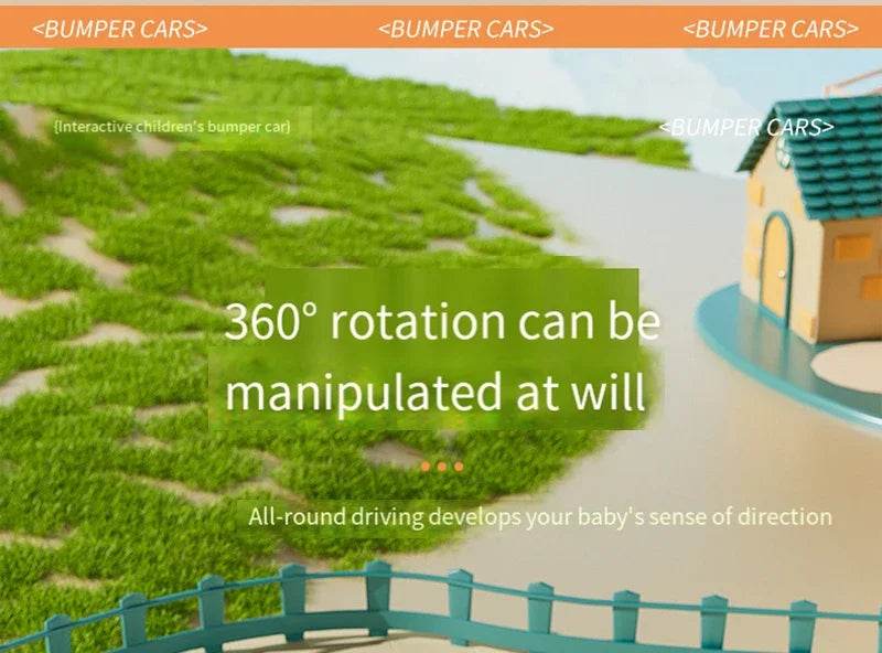 RC Kids Remote Control Electric Bumper Car - Drifting Rotating Kart for Indoor and Outdoor Fun - Safe Toy for Boys and Girls - ToylandEU