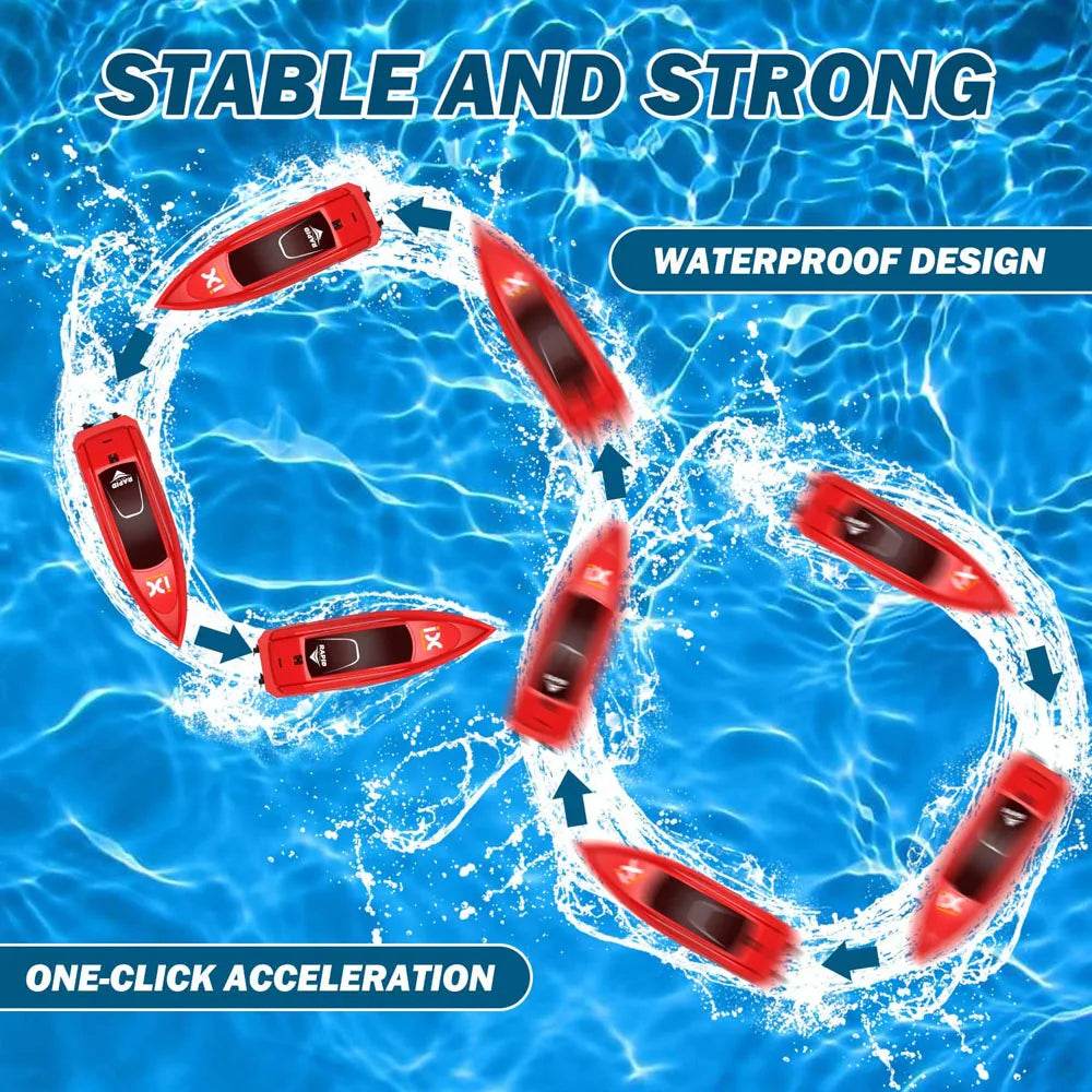 RC Kids' Underwater Adventure: Flashing RC Submarine Toy with Dual Speed - ToylandEU