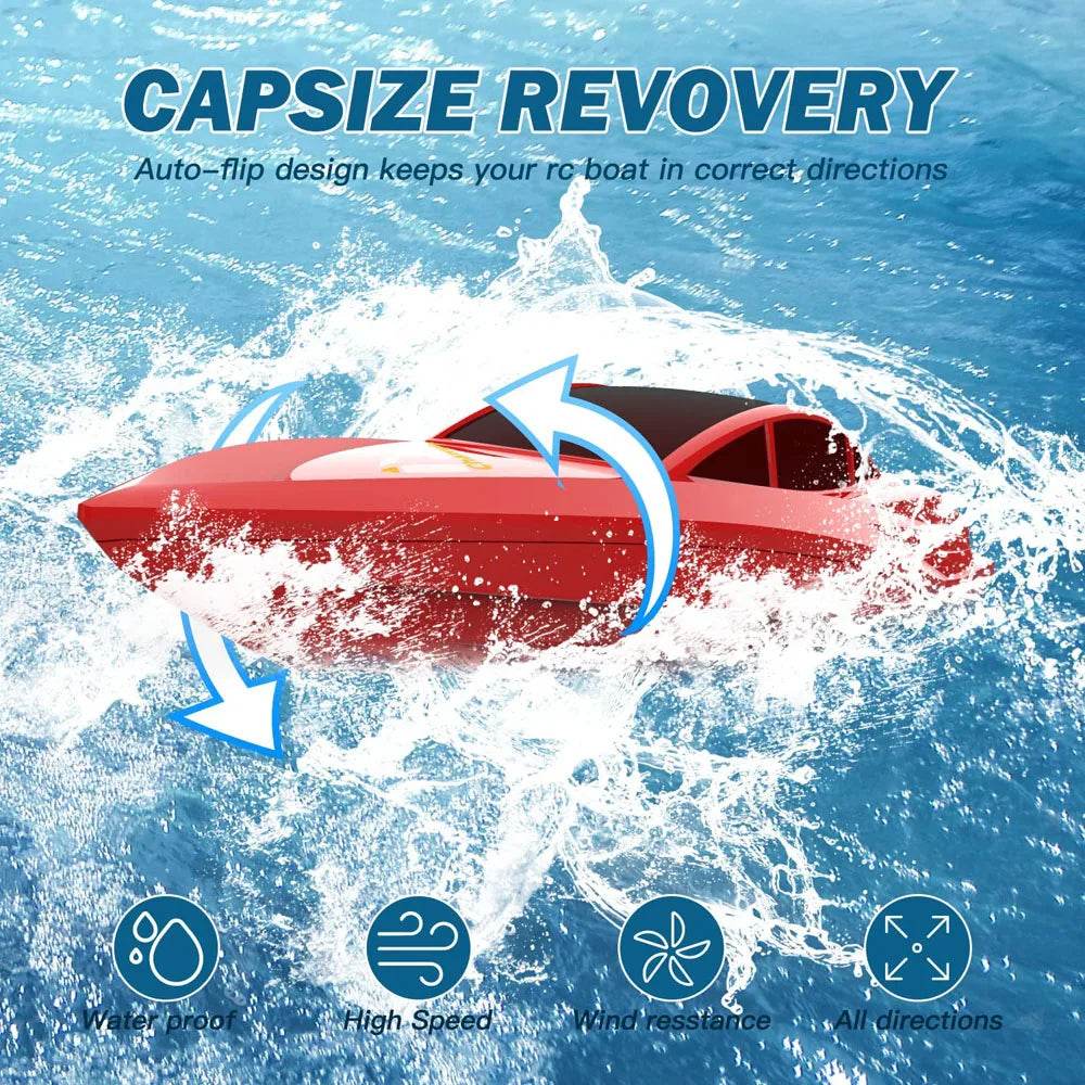 RC Kids' Underwater Adventure: Flashing RC Submarine Toy with Dual Speed - ToylandEU