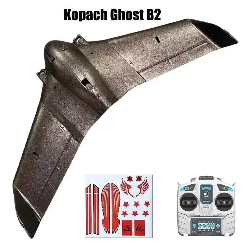 RC Kopach Ghost B2 950mm FPV Delta Wing Remote Control Aircraft for Outdoor Fun - ToylandEU