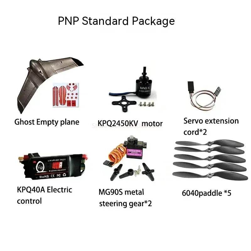 RC Kopach Ghost B2 950mm FPV Delta Wing Remote Control Aircraft for Outdoor Fun - ToylandEU